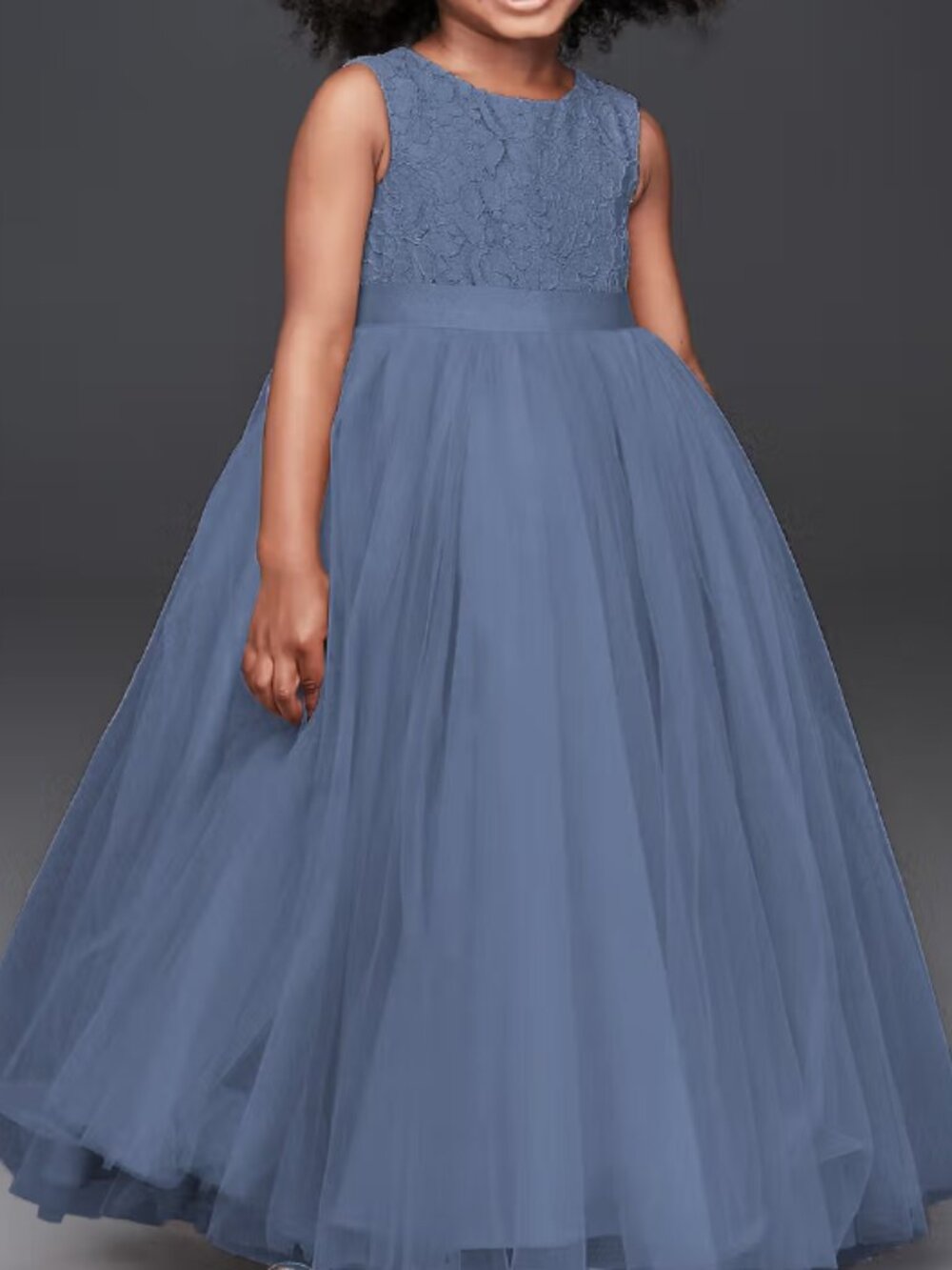Heart Cutout Ball Gown Flower Girl Dress